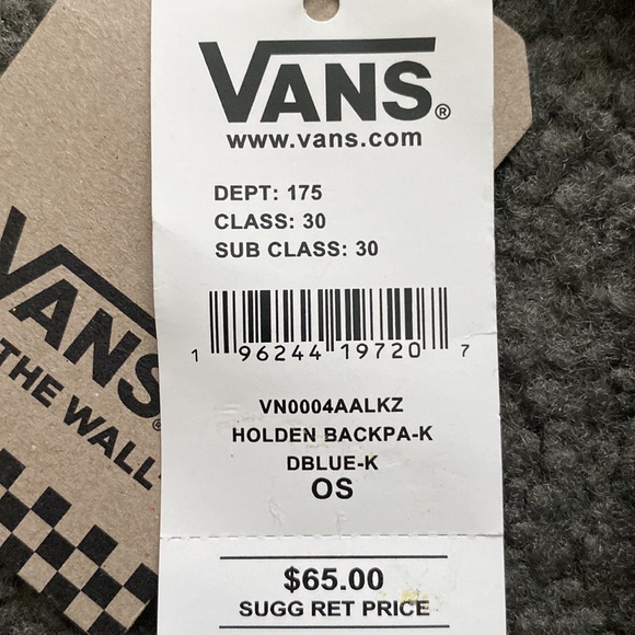 Vans Holden backpack brand new - Picture 3 of 3